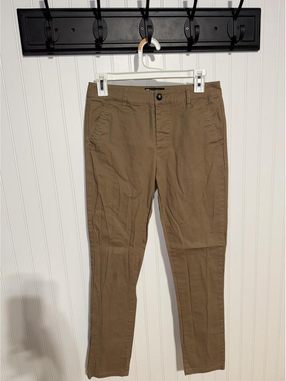 ASOS DESIGN Men's 28x30 Camel Brown Slim Fit Chino Pants